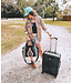 Wrangler Aztec Knitted Trolley Sleeve Black Duffle Bag