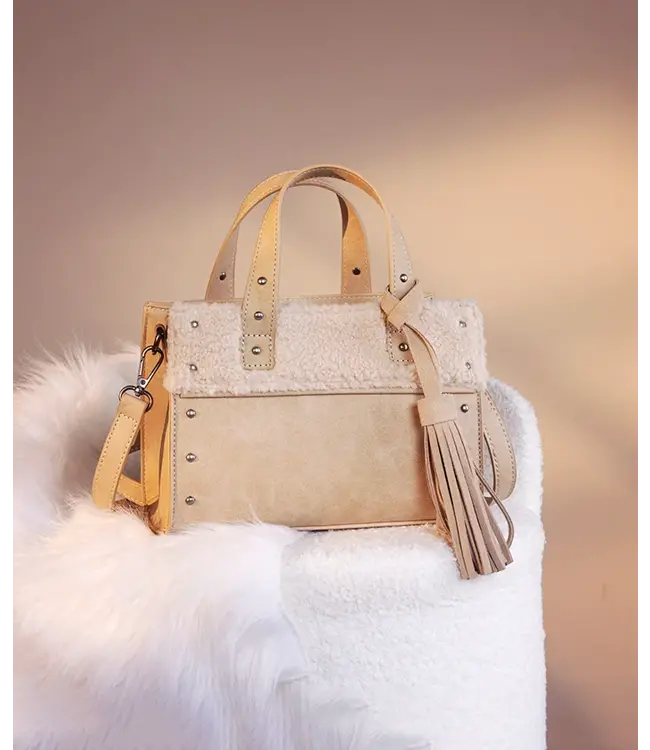 Wrangler Sherpa Tan Tote Bag