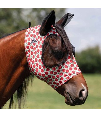 Professional's Choice Ladybugs Comfort Fit Lycra Fly Mask