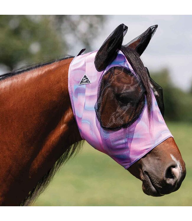 Professional's Choice Geometric Comfort Fit Lycra Fly Mask