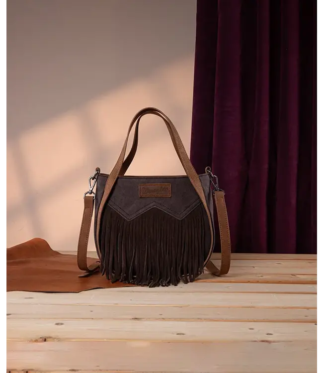 Wrangler Fringe Western Coffee Tote Bag