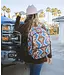 Wrangler Aztec Printed Diaper Bag Brown BackPack
