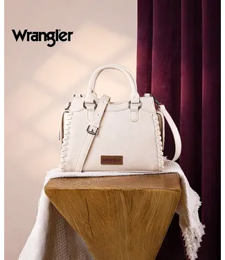 Wrangler Tan Braided Tote Bag