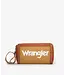 Wrangler Portefeuille Leather Trim Brun