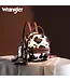 Wrangler Mini Sac à Dos avec Porte-Monnaie CowPrint Brun