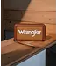 Wrangler Leather Trim Canvas Brown Wallet