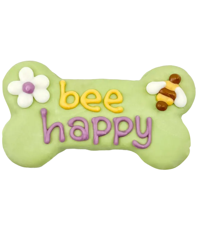 Bosco & Roxy's Bee Happy 6'' Bone Spring Homemade Spring Cookies