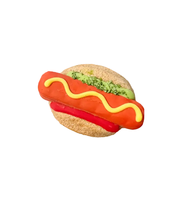 Bosco & Roxy's 3D Hot Dog Woof it Down Handmade Cookies