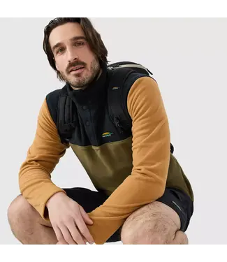 Chlorophylle Chandail Sweater Nilas Snap Olive Leaf