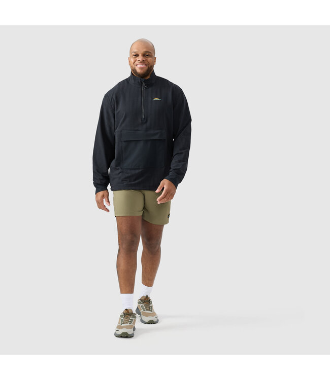 Chlorophylle Chandail Excursion Demi-Zip Stormfleece Noir Pur