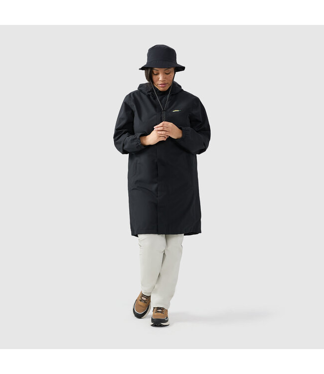 Chlorophylle Temis Pure Black Long Waterproof Jacket