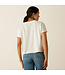 Ariat T-Shirt Crop Cowboy Cloud Dancer
