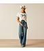 Ariat T-Shirt Crop Cowboy Cloud Dancer