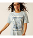 Ariat Wild West Stamp Bleached Blue T-Shirt