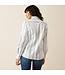 Ariat Team Kirby Stretch Faded Ombre Blue Stripe Shirt