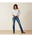 Ariat Team Kirby Stretch Faded Ombre Blue Stripe Shirt