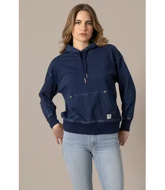 Kimes Ranch Hoodie Western à Capuchon Tess Indigo Blue