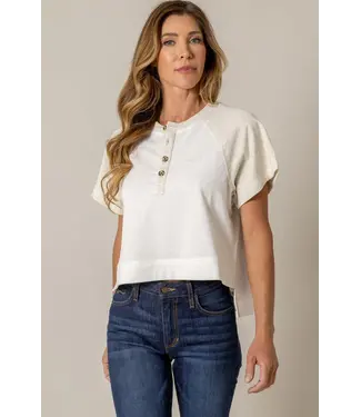 Kimes Ranch Hellena Cropped Henley
