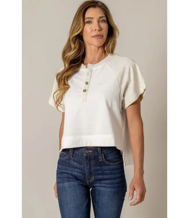 Kimes Ranch Hellena Cropped Henley