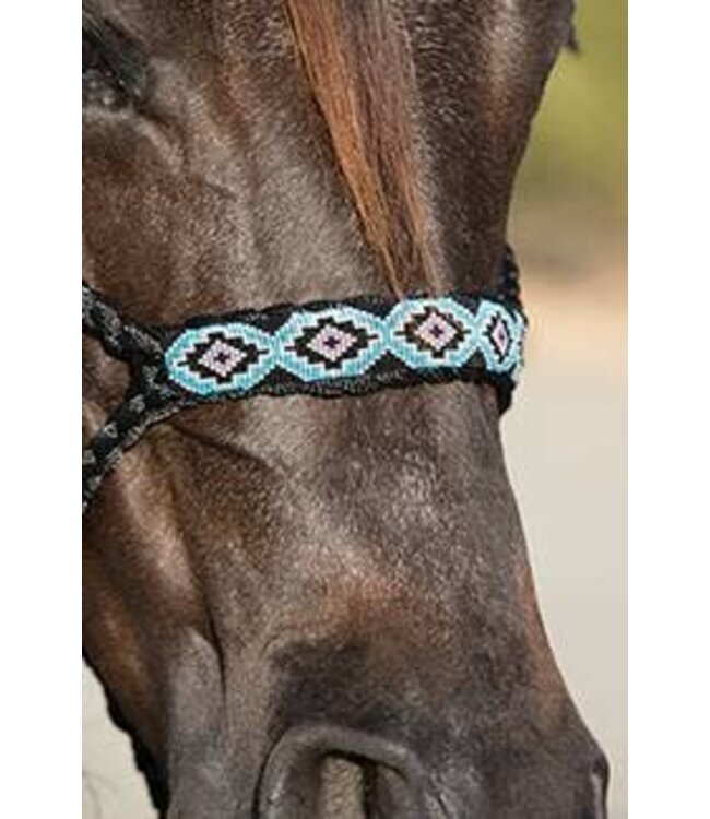 Professional's Choice Beaded Cowboy Braided Rope Halter