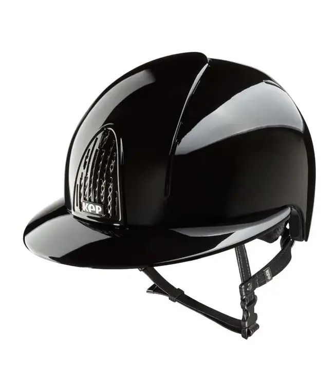 KEP Helmet Smart Polish Black with Polo Visor