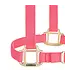 Weaver Original Adjustable Diva Pink Chin & Throat Snap 1'' Halter