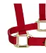 Weaver Licou en Nylon 1'' Ajustable Rouge