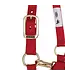 Weaver Licou en Nylon 1'' Ajustable Rouge
