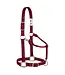 Weaver Original Adjustable Burgundy Chin & Throat Snap 1'' Halter