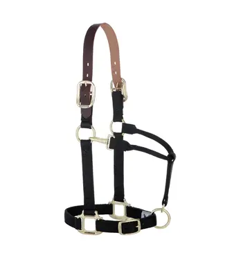 Weaver Licou en Nylon Breakaway Original Ajustable Noir