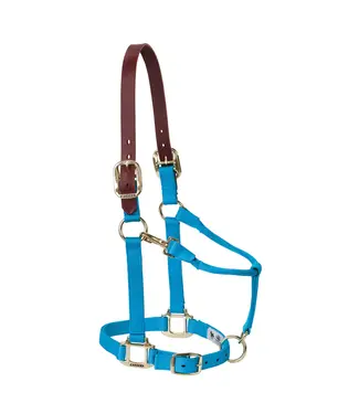 Weaver Breakaway Original Adjustable Hurricane Blue Chin & Throat Snap 1'' Halter