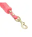 Weaver Laisse Value Rope en Brass Diva Pink