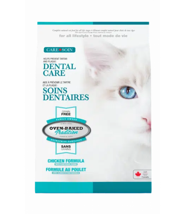 Oven-Baked Tradition Dental Care Food for All Life Stages Cats