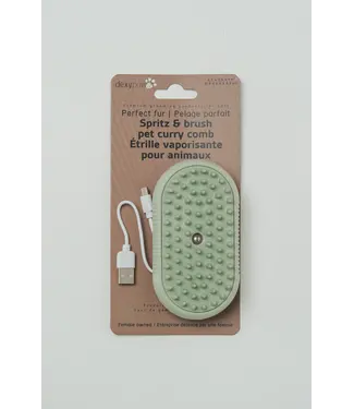 Dexypaws Electric Spritz & Brush Pet Curry Comb