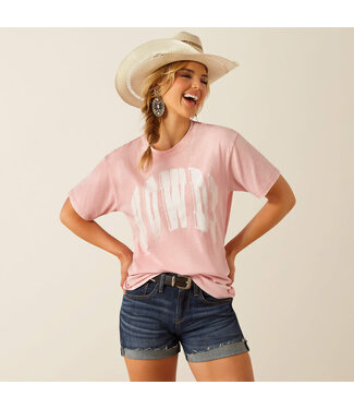 Ariat Acid Wash Pink Howdy T-Shirt