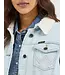 Wrangler Jacket Retro Sherpa Bleached Denim