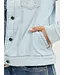 Wrangler Jacket Retro Sherpa Bleached Denim
