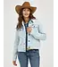 Wrangler Jacket Retro Sherpa Bleached Denim
