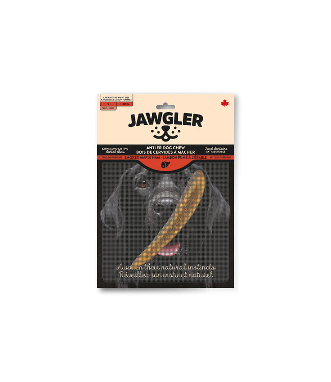 Jawgler Bois de Cervidés Split Jambon Fumé à l'Érable