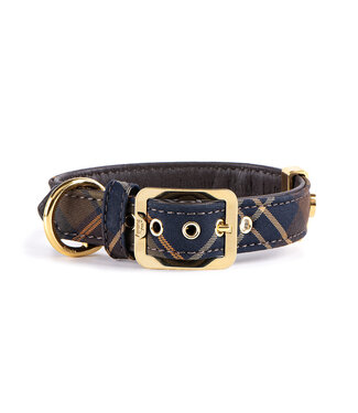 MyFamily Collier Hermitage Tartan en Cuir Italien Véritable