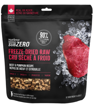Nutrience SubZero Cru Séché à Froid Repas de Bœuf & Citrouille