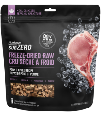 Nutrience SubZero Cru Séché à Froid Repas de Porc & Pomme