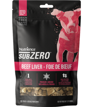 Nutrience Gâteries Séchées à Froid SubZero au Bœuf