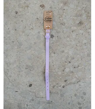 Dexypaws Collier Imperméable en Biothane Lilas