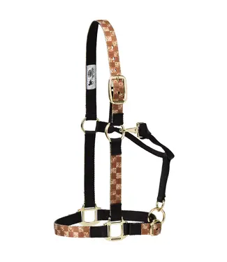 Weaver Original Adjustable CheckerBoard Chin & Throat Snap 1'' Halter
