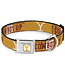 Buckle Down Collier en Nylon SeatBelt Yellowstone Cowboy Up