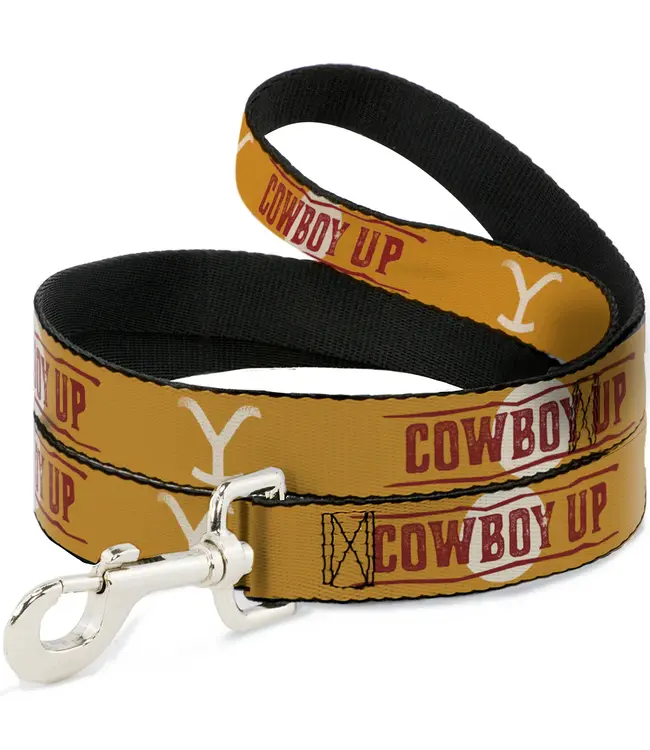 Buckle Down Laisse en Nylon Yellowstone Cowboy Up