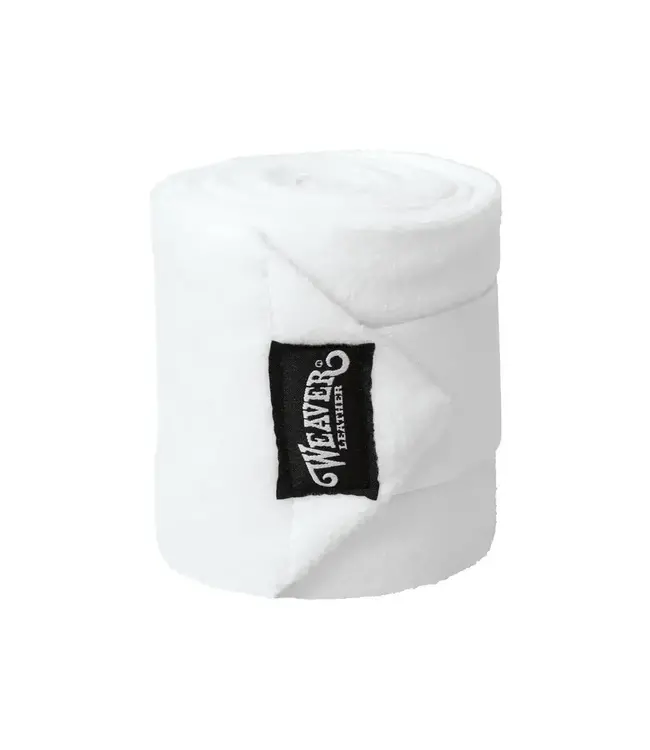 Weaver White Polo Leg Wraps 240g Fleece