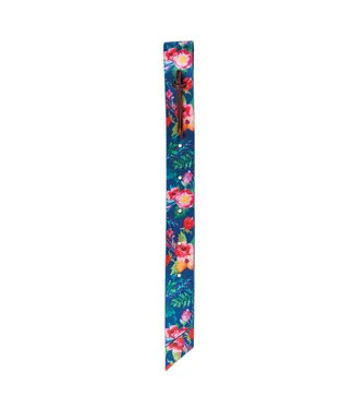 Weaver Patterned Tie Strap Floral Watercolor w/Holes