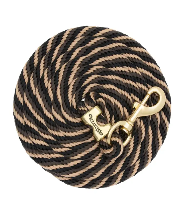 Weaver Poly Lead Twist Rope with Brass Snap